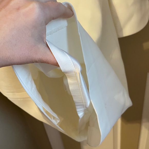 NWT WHBM white Petal sleeve shift dress, 4P - Picture 8 of 12